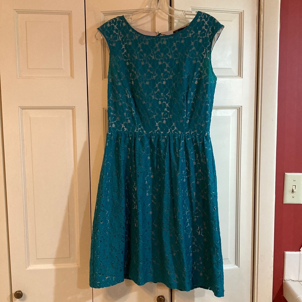 KLD Signature Green Dress, M